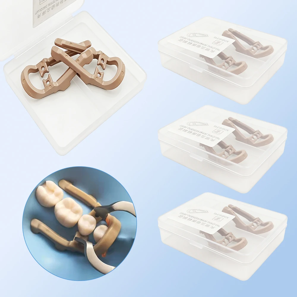 Distale Verlängerung Dental Rubber Dam Clip Autoklavierbare lange und kurze Zahnheilkunde-Werkzeuge für die Zahnreparatur und die Mundpflege Image