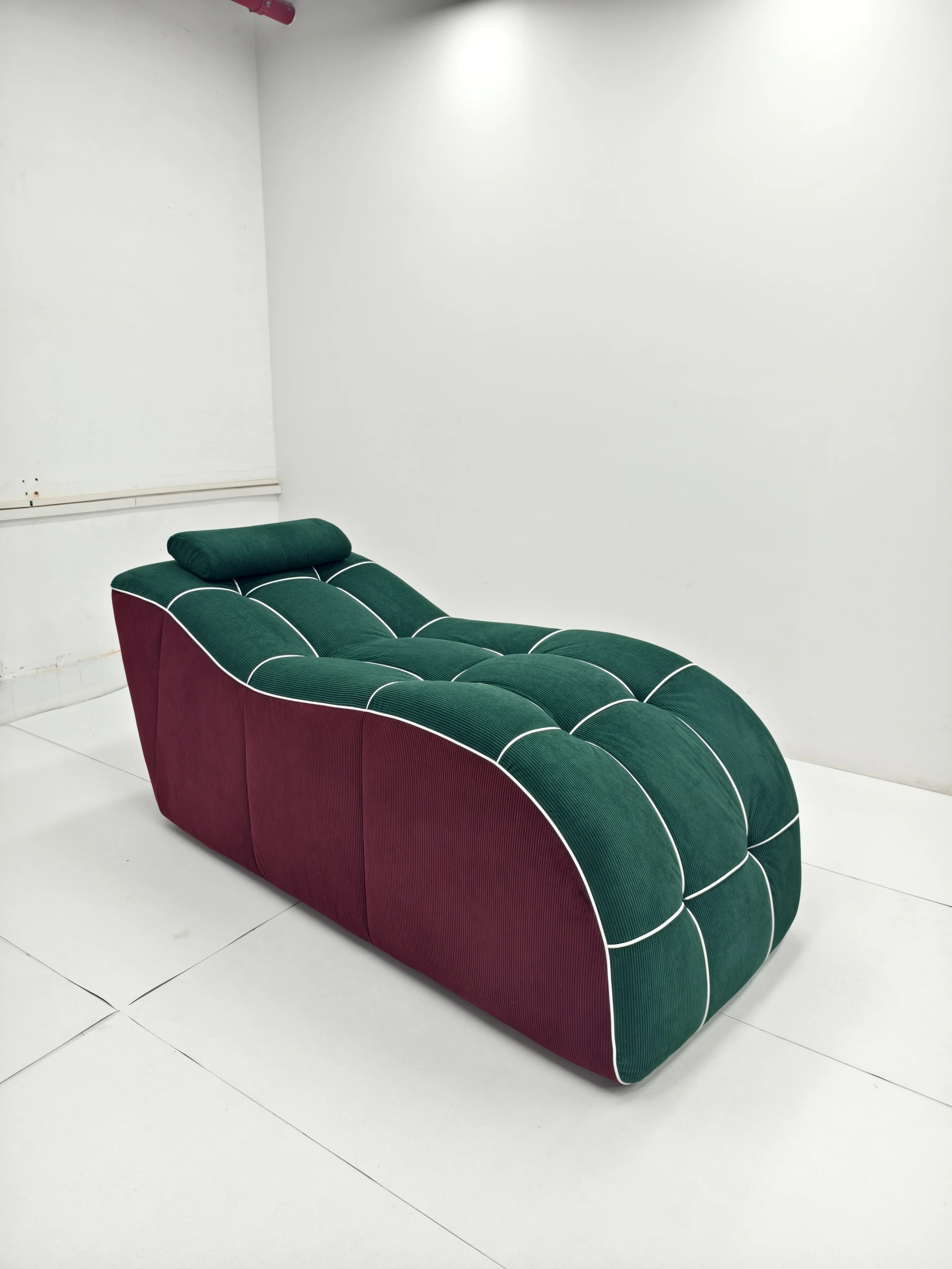 Vakuumkomprimierter Chaiselongue-Sessel, platzsparendes, formstabiles, weiches Lazy Sofa für Wohnzimmer, Apartment, kleine Räume