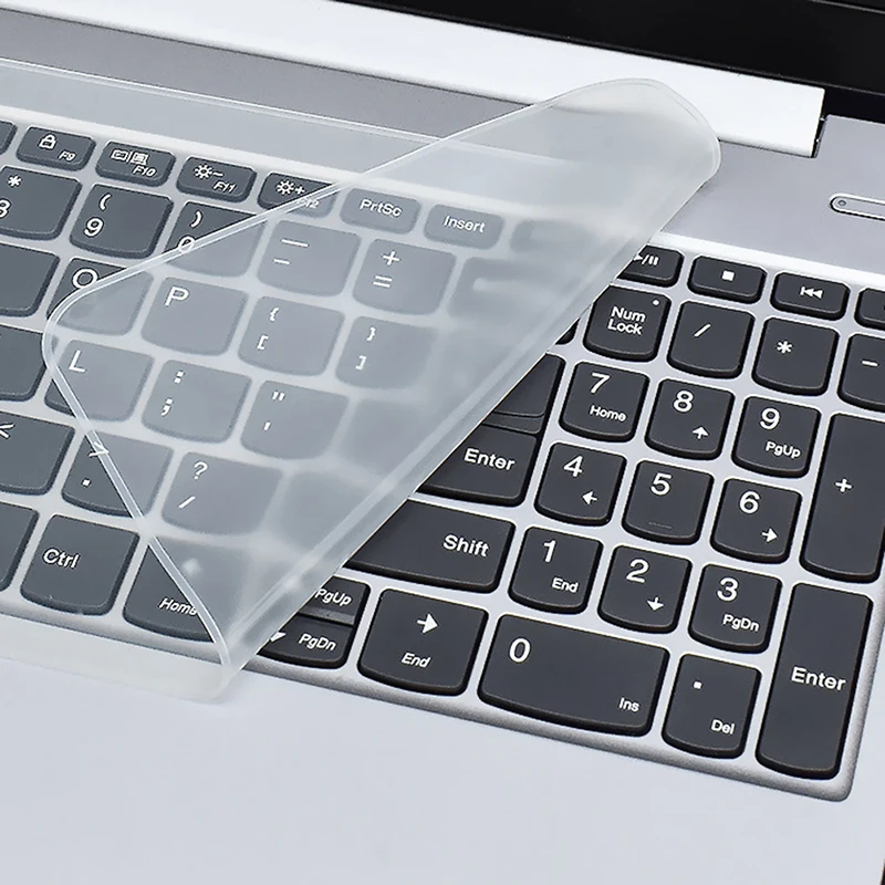 【F】Universeller Laptop-Tastaturschutz, 12–17 Zoll, wasserdicht, staubdicht, Silikon, Schutzfolie für Notebook-Computer-Tastaturen