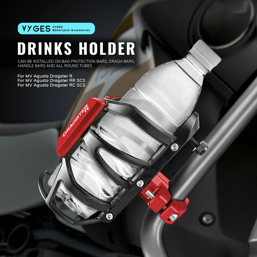 Motorrad-Getränkehalter Wasserflaschenhalter Getränkehalterung für MV Agusta Dragster R Dragster RR SCS Dragster RC SCS Image