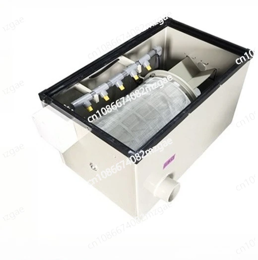 Fischteich-Wasseraufbereitungsanlage Mikro-Trommelfilter Koi-Teich Biologisches Filtrationssystem Mikrofiltrationsmaschine für Image