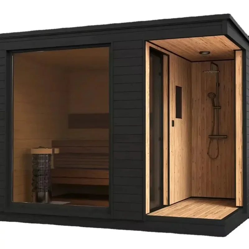 2025 2-6 Personen Outdoor Traditionelle Smarte Sauna Fabrik-Sauna Dampfdusche