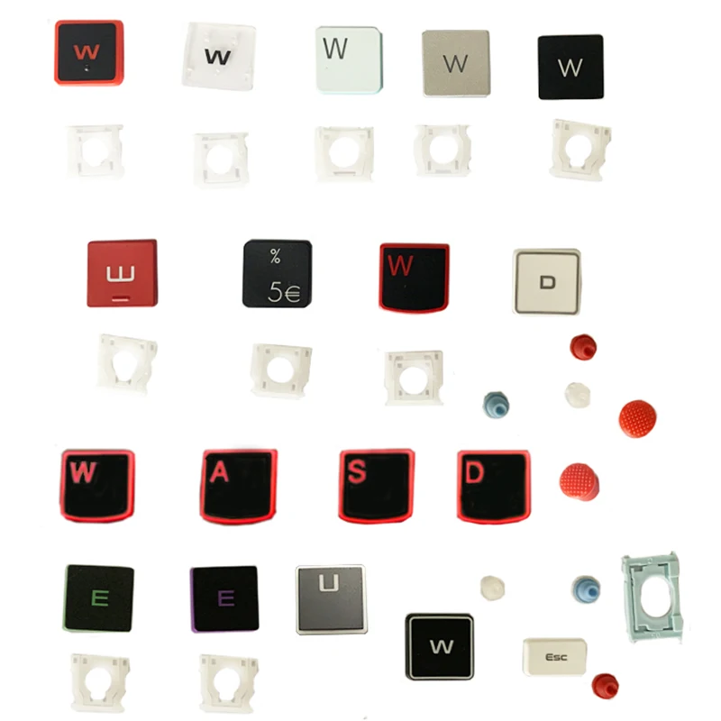 Ersatz-Original-Tastenkappe für Lenovo Asus HP Toshiba Samsung Acer Sony Xiaomi Huawei IBM MSi LG Laptop-Tastatur SCHLÜSSEL & Clips