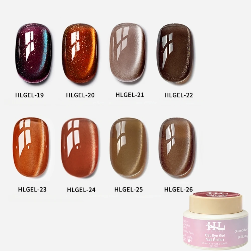 Katzenauge Magnetisches Nagelgel-Set, Semi-Permanent UV LED Soak-Off Nagelkunst, Glatte Intensive Pigmentierung, Geruchlos, Giftfrei Image