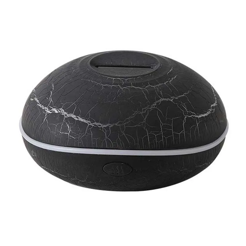 Smart Ultraschall Professionelle Elektrische Feuer Riss Vulkan Duft Aroma 360 Luftbefeuchter Flamme Ätherisches Öl Aroma Diffusor Image