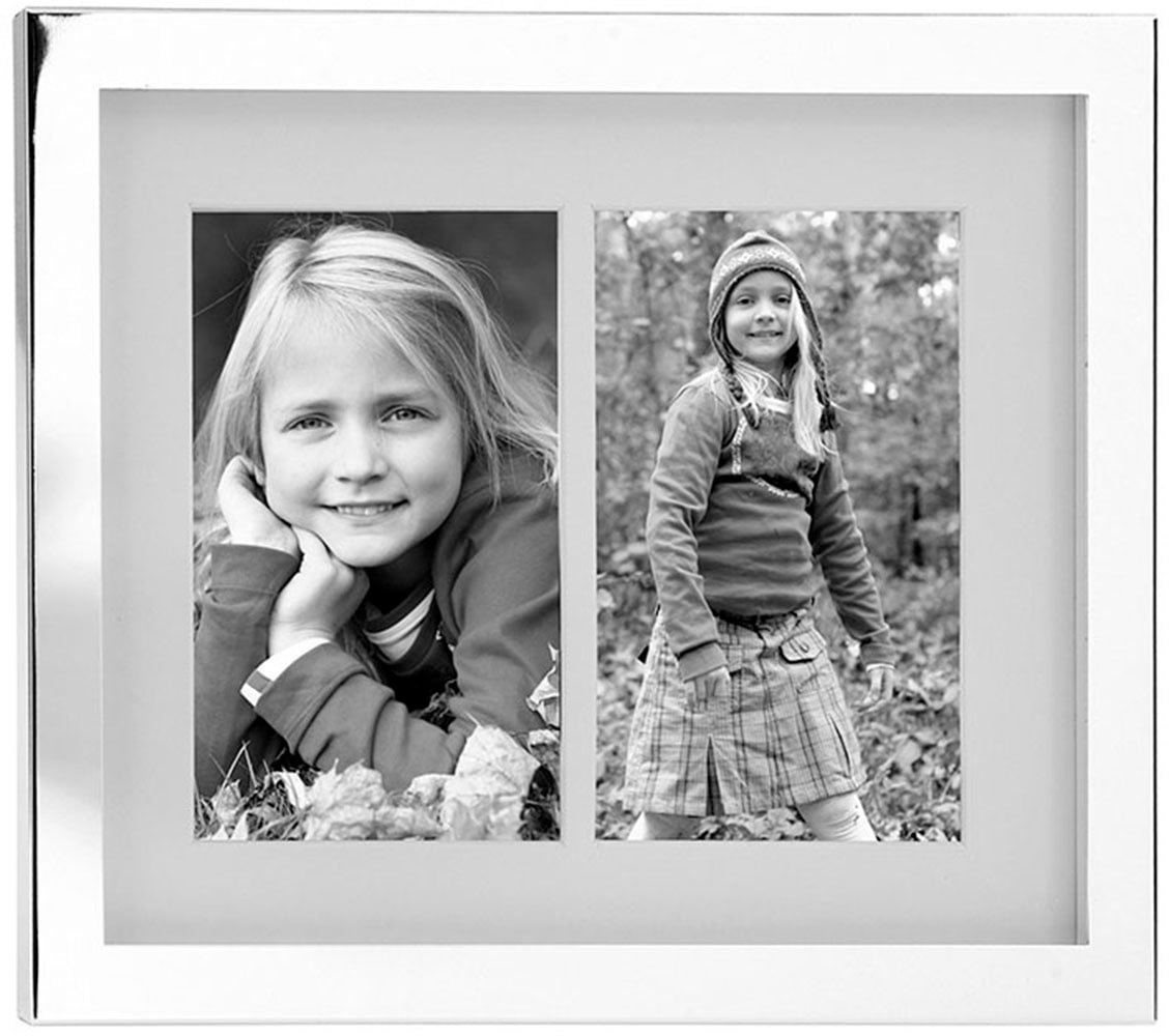 Einzelrahmen FINK "BEN", silberfarben, B:29cm H:3cm T:23,5cm, Eisen, Glas, Bilderrahmen Image