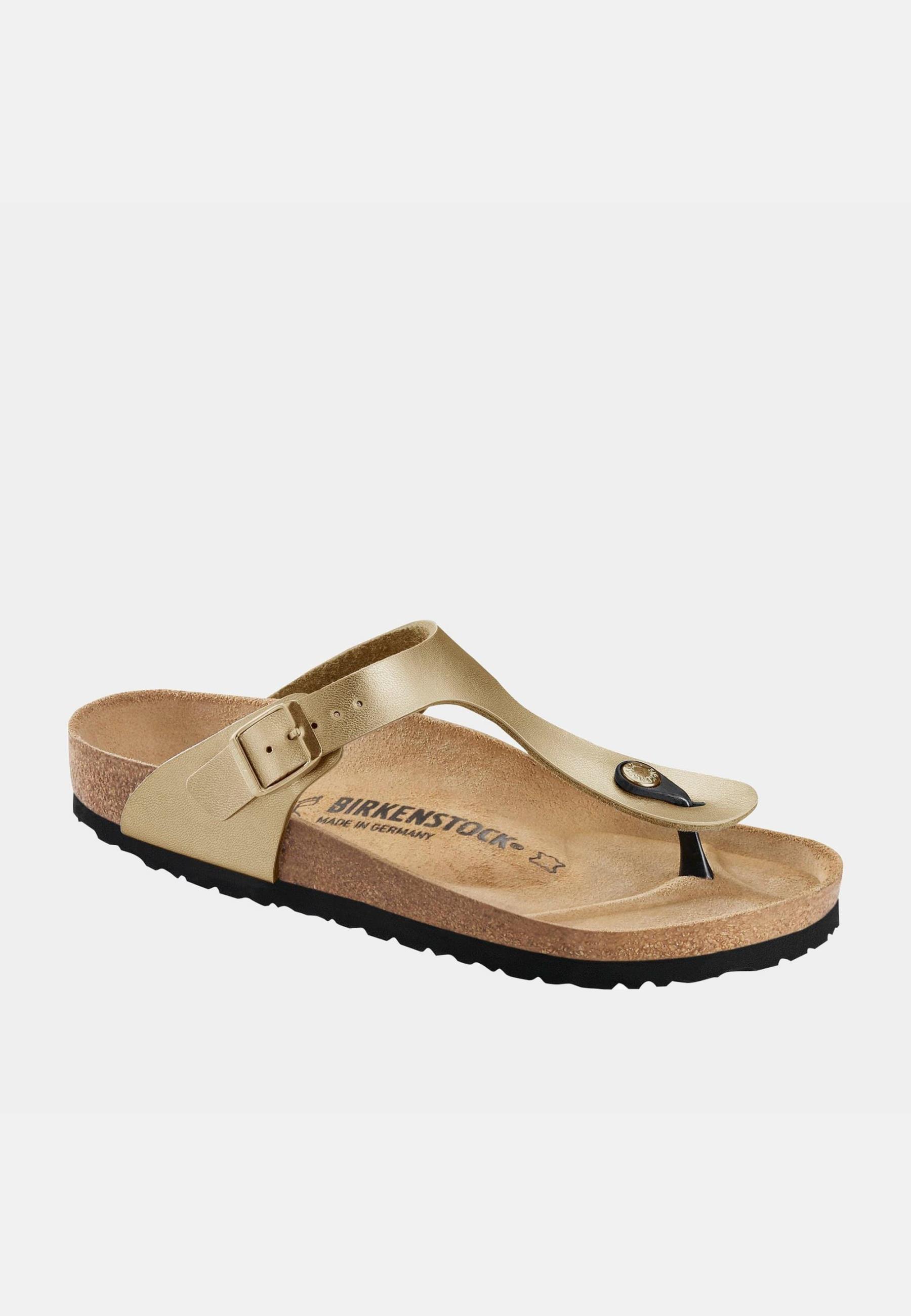 Birkenstock Gizeh Bf Gold 1016108 Reguläre Passform