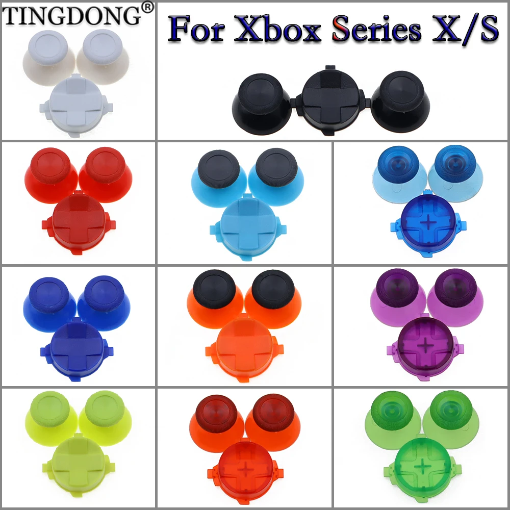 Für Xbox Series X/S Controller Reparaturteile 3D Thumbstick-Kappe Kreuzrichtungstaste Gamepad D-Pad Tastenset Image