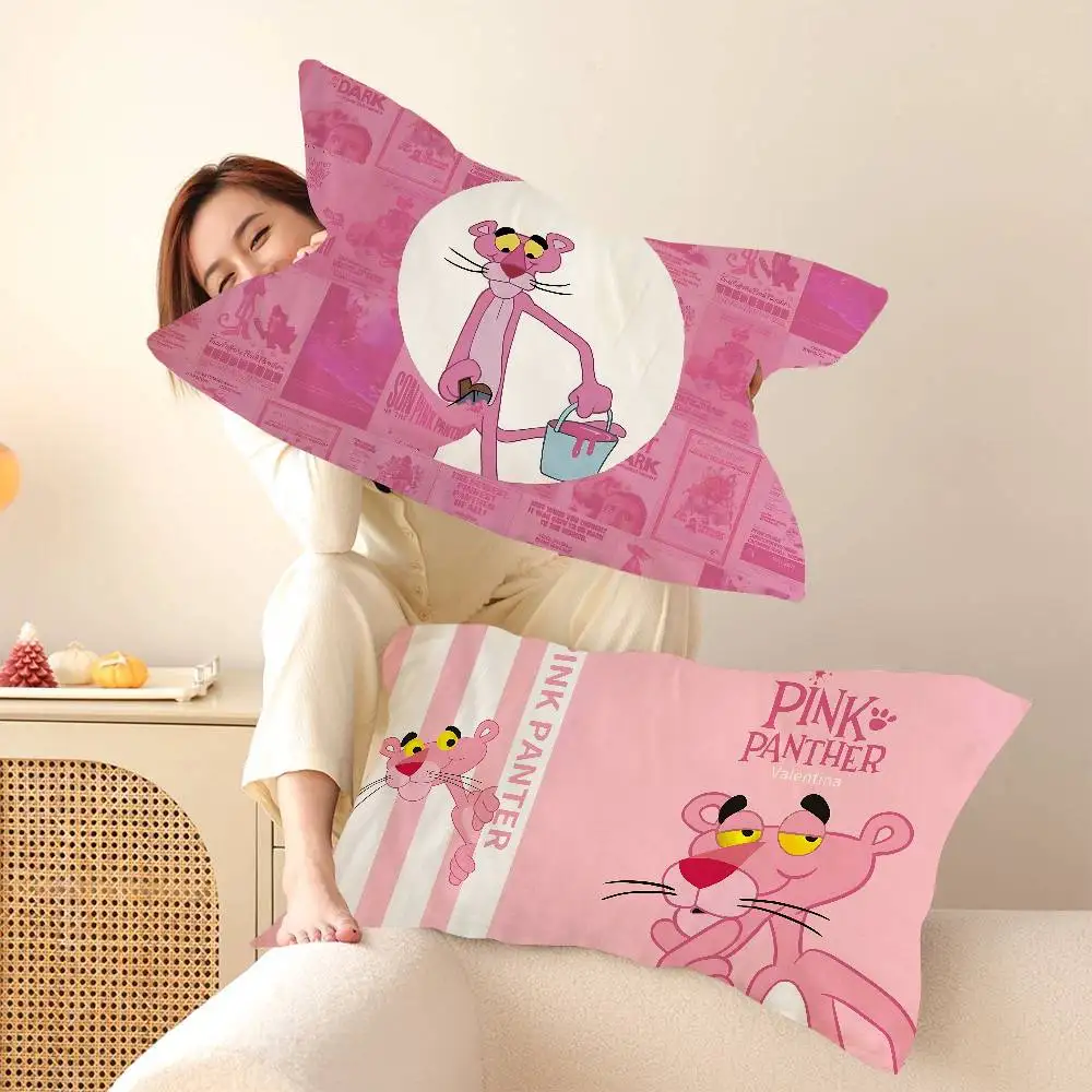 Klassisches Beliebtes P-PantherS Cool P-Pink Neuerscheinung Polyester Kissenhandtuch - Ganzjährig Universell Weich Cartoon-Design Verdickt