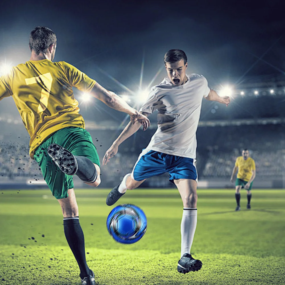 Größe 5 Maschinell Genähter Fußball Wasserdichter Wettkampf-Trainingsball Professioneller Fußball für Sportspiele Image