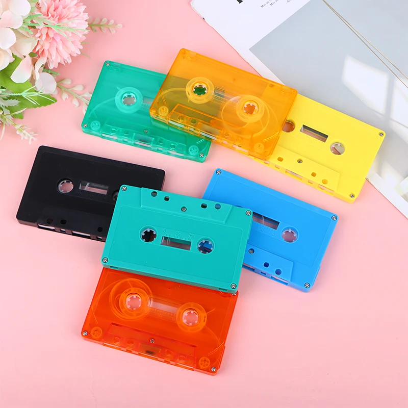 1Pc Audio Magnetische Audio Aufnahme Kassette Shell Leere Reel Zu Reel Kassette (kein Band) Farbe leere Band Fall