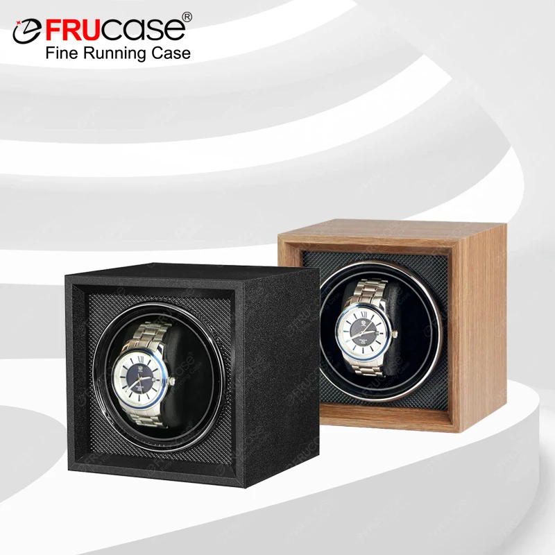 FRUCASE MINI Uhr Wickler für automatische uhren uhr box automatische wickler Mini stil können platziert werden in ein safe oder schublade Image