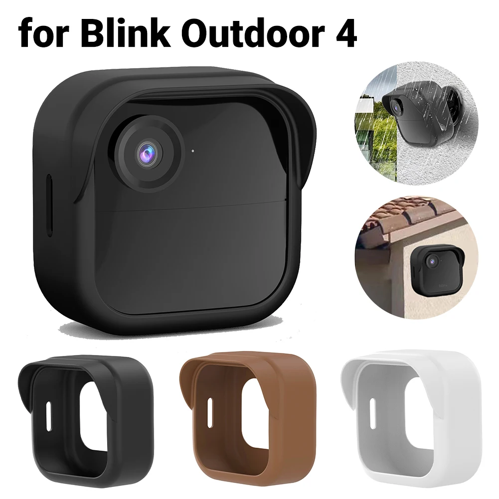1-5PCS Wasserdichte Silikonhülle für Blink Outdoor 4 (4. Generation) Überwachungskamera Schutzhülle Haut Outdoor-Kamera-Zubehör Image