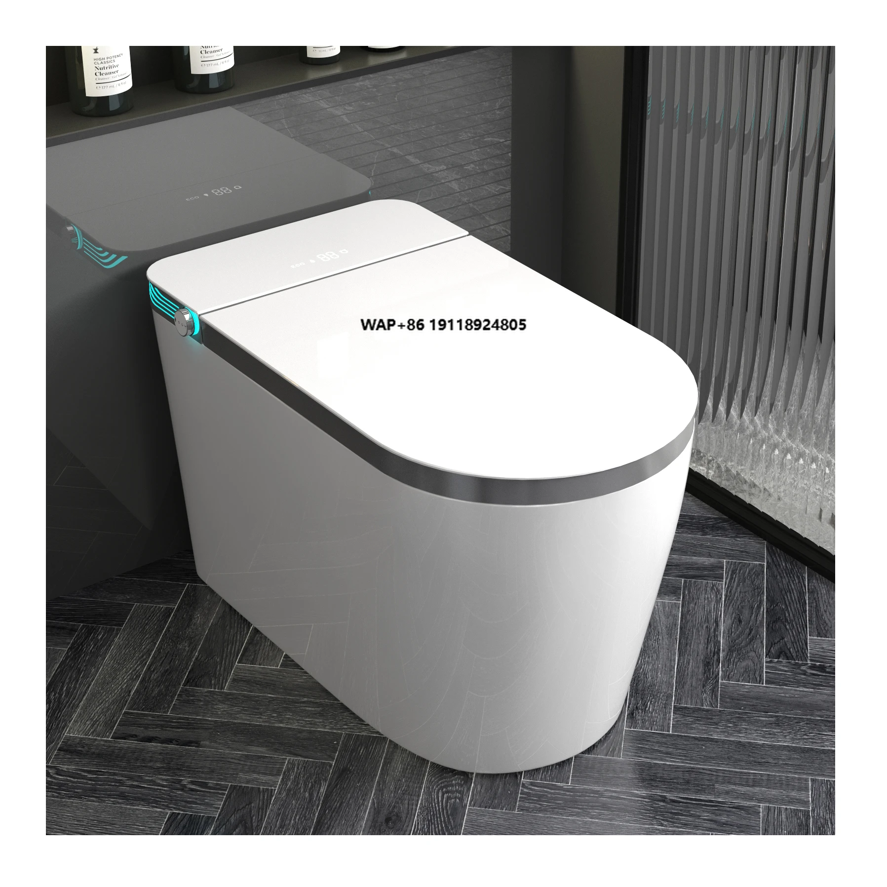 Bestseller Automatisch Öffnende Verlängerte WC-Toilette Elektrischer Fußsensor Spülung Intelligente Japanische Smart-Bidet-Toiletten