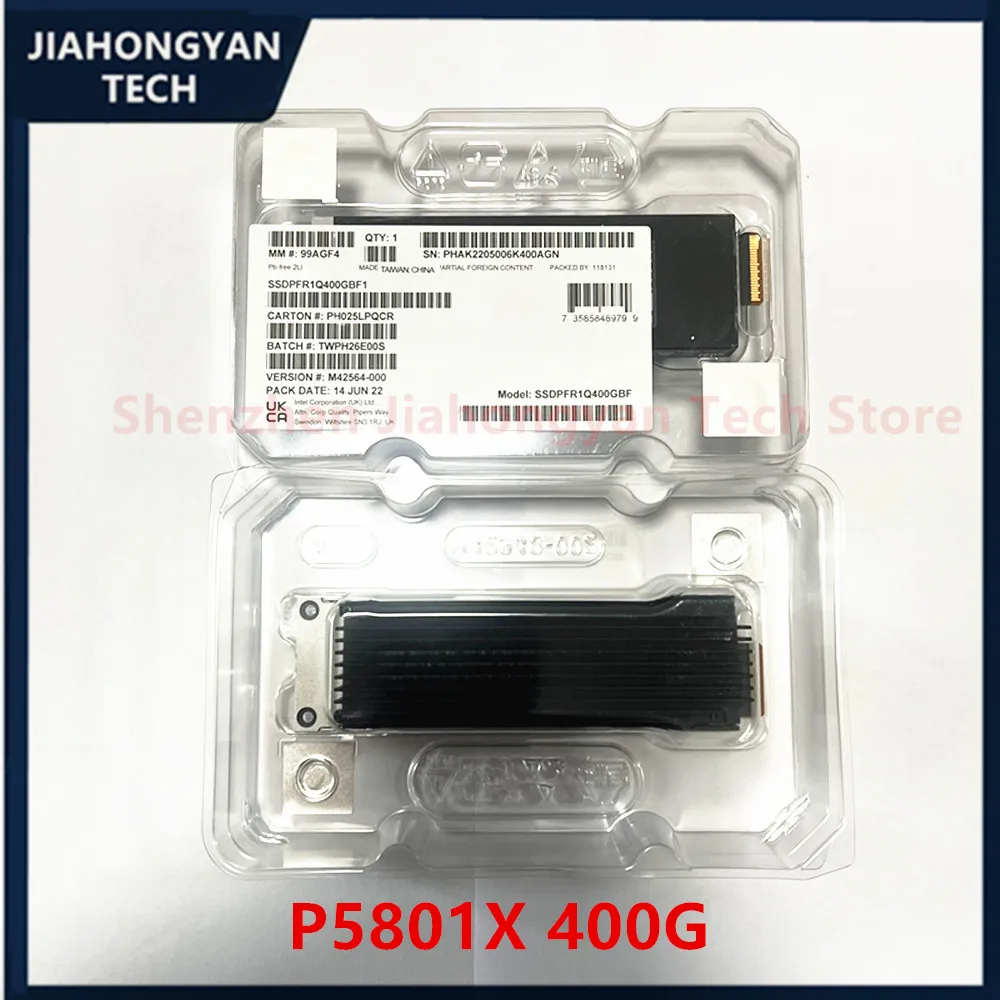 SSD für OPTANE Intel P5801X 400G E1. S Nvme Enterprise-Level Brandneue Original-Solid-State-Drive mit Adapter PCIe4.0 Image
