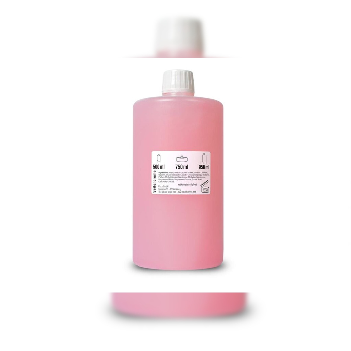 Plock GmbH Flüssigseife Funny - 12 x 1000 ml Flasche - dermatologisch gesprüft - Seife Image