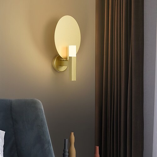 Innenwandleuchte LED Kupfer Wohnzimmer Schlafzimmer Metall Wandleuchten 3000k E26 Wandleuchten für Schlafzimmer Badezimmer Image