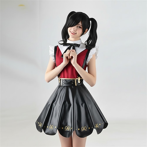 Anime Kleid Outfits Maskerade Cosplay-Anzüge Halloween Anime Expo Perücke Kostüm Für Damen Erwachsene Image