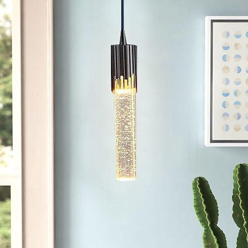 led pendelleuchte dimmbare led moderne pendelleuchte messing kristall pendelleuchte mini pendelleuchte für kücheninsel schlafzimmer flur eingangsbereich Image