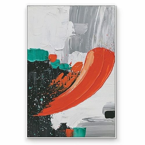 Handgefertigtes handgemaltes Ölgemälde Wandkunst abstrakte moderne Kunst Heimdekoration Dekor gerollte Leinwand ohne Rahmen ungedehnt Image