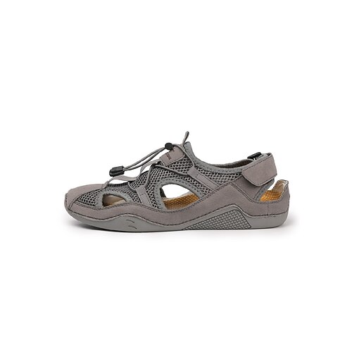 Khakifarbene Outdoor-Wanderschuhe für Damen, atmungsaktive, leichte Trekkingsandalen mit schnelltrocknendem Mesh-Gewebe für Wanderungen auf Wanderwegen und Flusswanderungen Sommerabenteuer Image