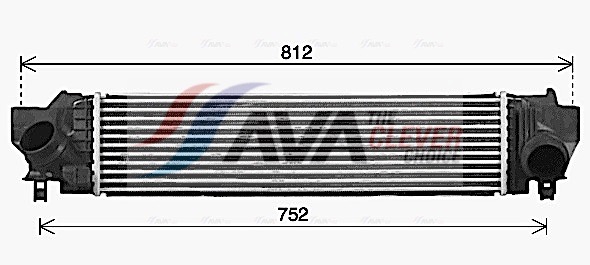 AVA QUALITY COOLING Ladeluftkühler BW4582 für MINI BMW 17517617598 7617598 Image