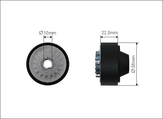CAFFARO Spannrolle, Keilrippenriemen 500032 für DAF Ford GM Fiat ROVER Image
