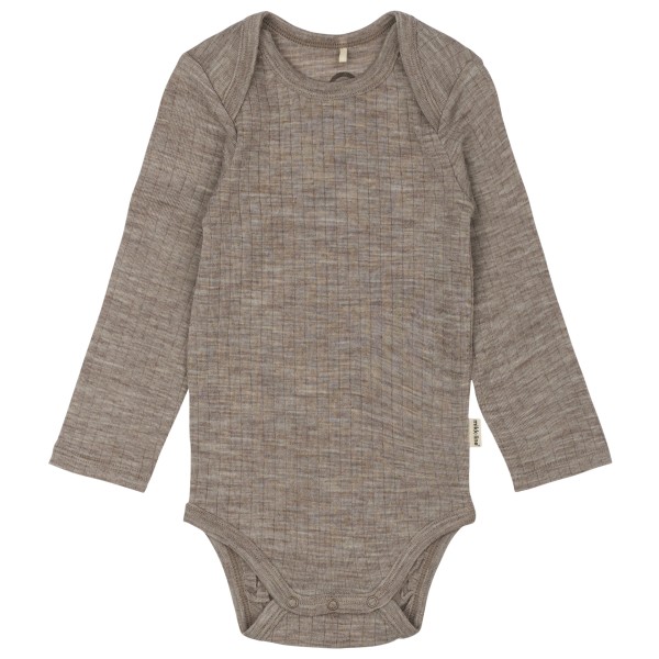 Mikk-Line - Kid's Merino Wool L/S Body - Merinounterwäsche Gr 98 braun