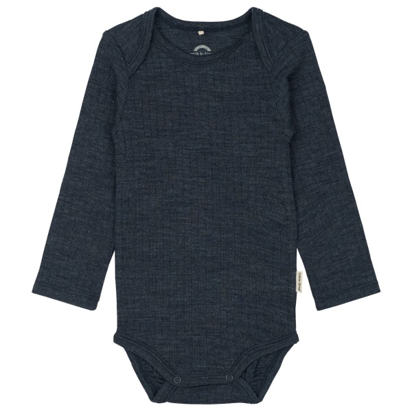 Mikk-Line - Kid's Merino Wool L/S Body - Merinounterwäsche Gr 74 blau