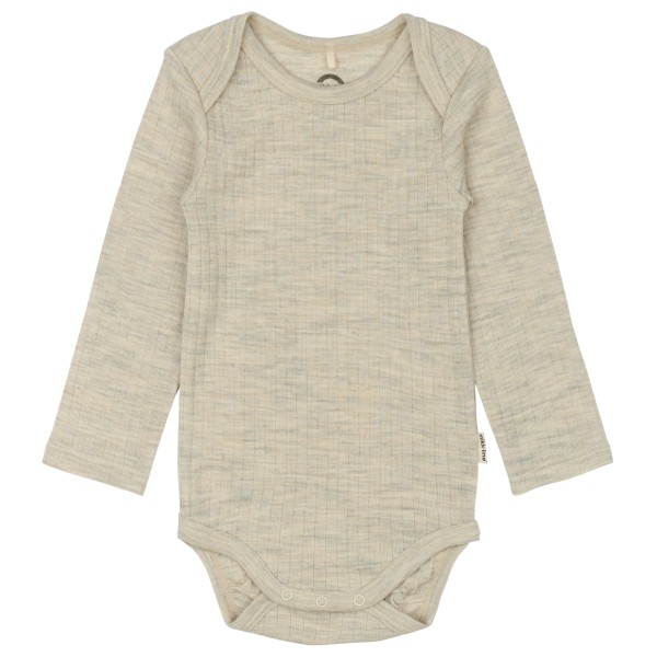 Mikk-Line - Kid's Merino Wool L/S Body - Merinounterwäsche Gr 92 beige