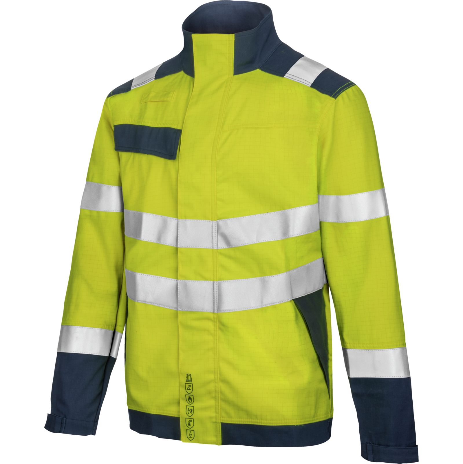 Veste de travail multinorme haute visibilité ADEQUACY jaune/marine