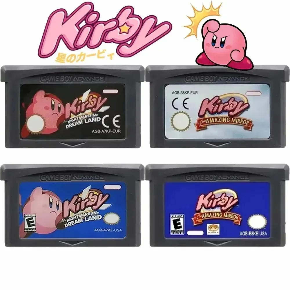 32-Bit Game Card GBA Game Video Game Cartridge Console Card Emerald Amazing Mirror Dream Land EUR/USA Ver Gifts for Kids