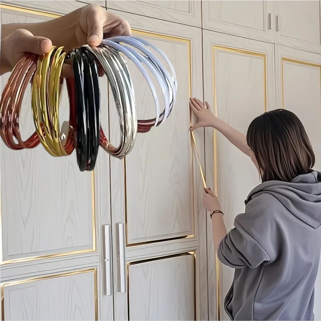 1 Stück 300 cm/118,1 Zoll flexible Spiegelformverkleidung zum Abziehen und Aufkleben für Wände, Decken, Böden, Schränke und Fliesen – einfach zu insta