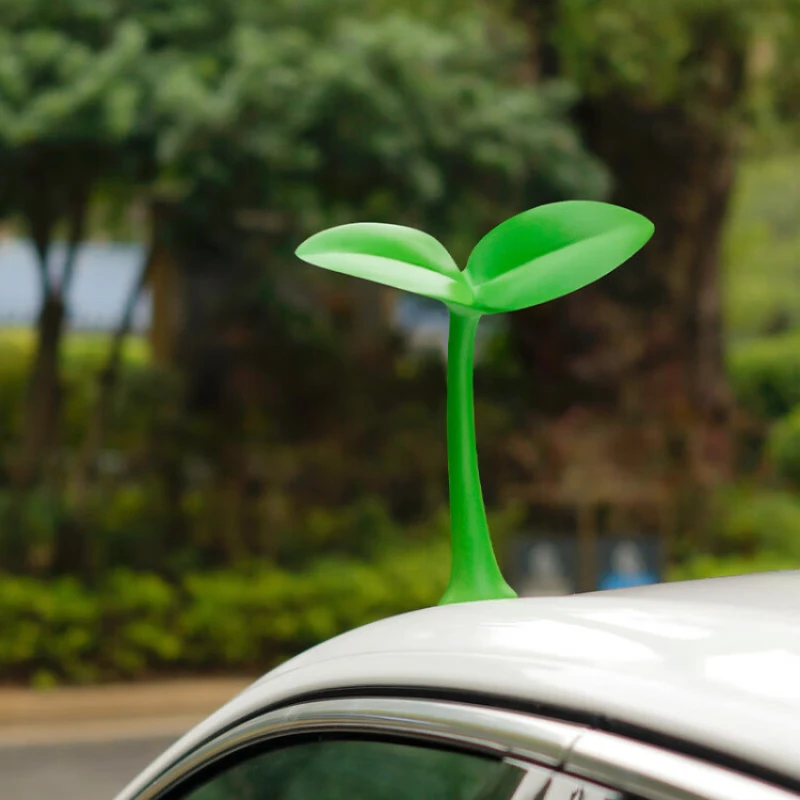 Auto Dach Dekoration Puppe Modifikation Nette Auto Dekoration Bullhorn Dämon Horn Baum Auto Außen Dekoration Image