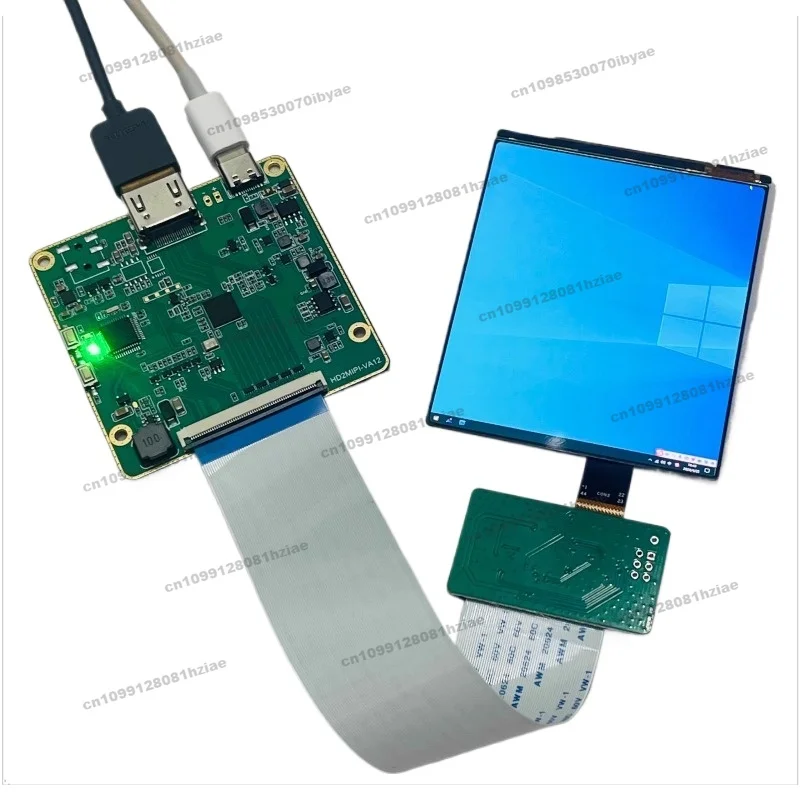 4 Zoll 1080 x 1240 High Definition AMOLED-Bildschirm TV Set-Top-Box-Bildschirm Quadratischer HDMI-Treiber G1392FH101GG Image