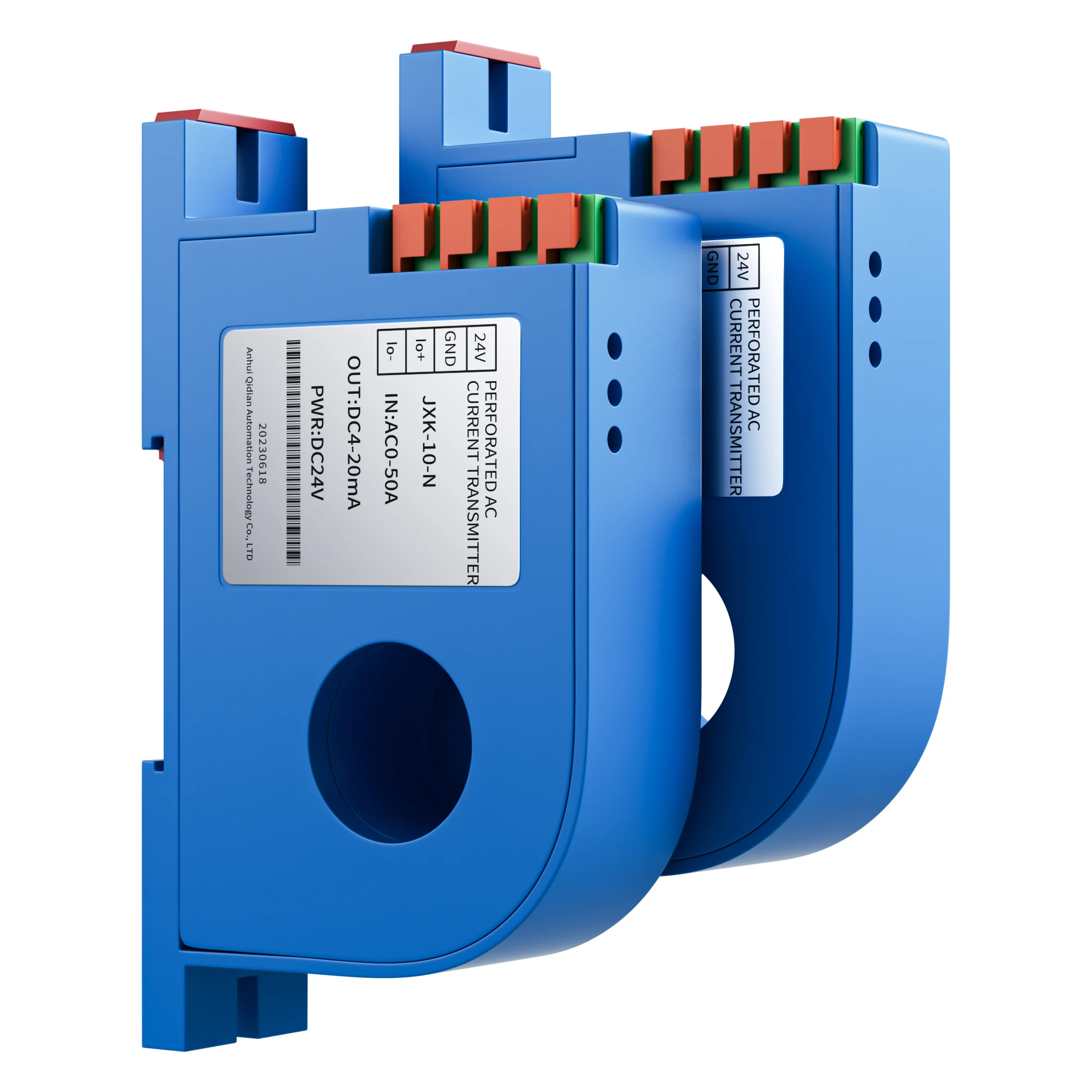Sensore di Corrente AC DC a Effetto Hall 5A 10A 20A 30A 50A 100A, Trasduttore di Corrente DC24V 4-20mA RS485, Trasmettitore di Corrente JXK-10