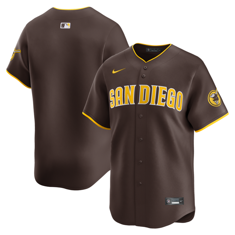 "San Diego Padres Nike MLB Limited Auswärtstrikot – Herren" Image