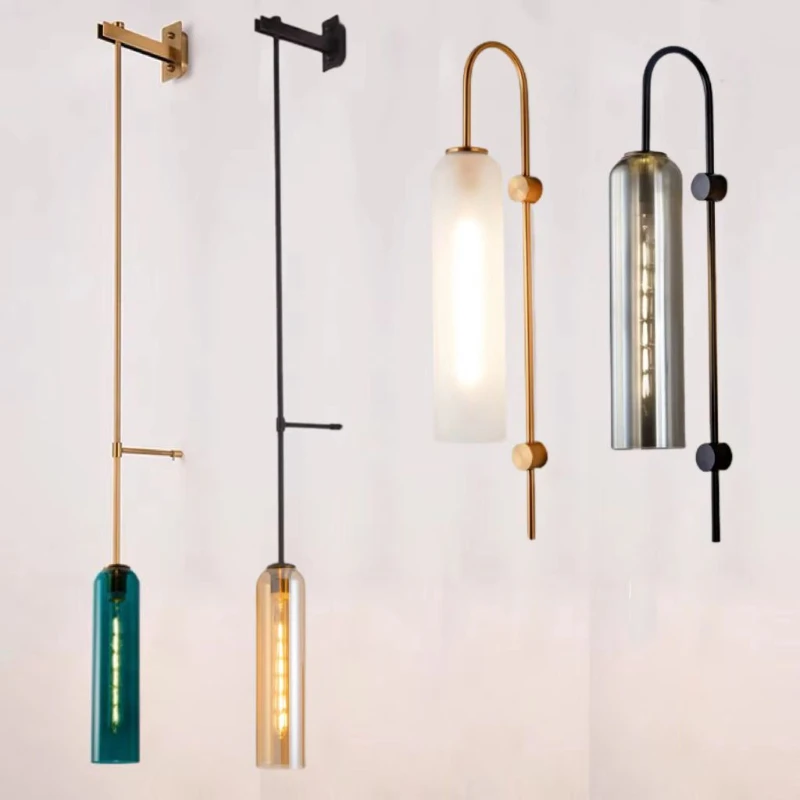 Moderne Glas Led Wand Leuchte Leuchte Leuchte Schlafzimmer Wohnzimmer Dekoration Lampe Beleuchtung Innen Nordic Nacht Badezimmer