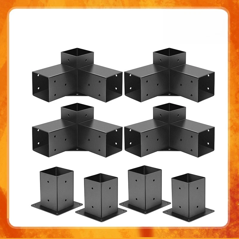 Direktverkauf ab Werk: Pavillon-Halterung aus Stahl und Holz, Amazon-Bestseller Pavillon-Pergola-Halterung