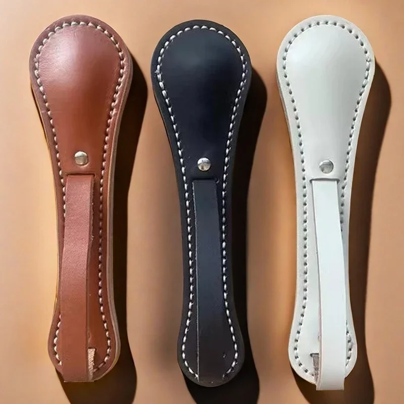 22 cm Verteidigung Fitness Leder Klöppel Übung Camping Fitness Eingebauter Bleiblockkopf Rindsleder Handgenäht Image