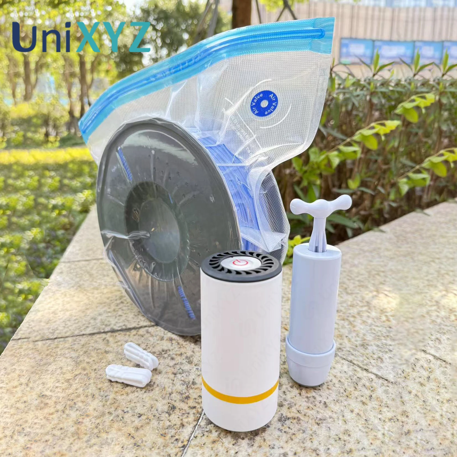 ABS TPU PETG PLA Aufbewahrung Vakuumbeutel 3D-Drucker Filament Trockner Feuchtigkeitsbeständiger Versiegelungsbeutel mit Pumpe Image