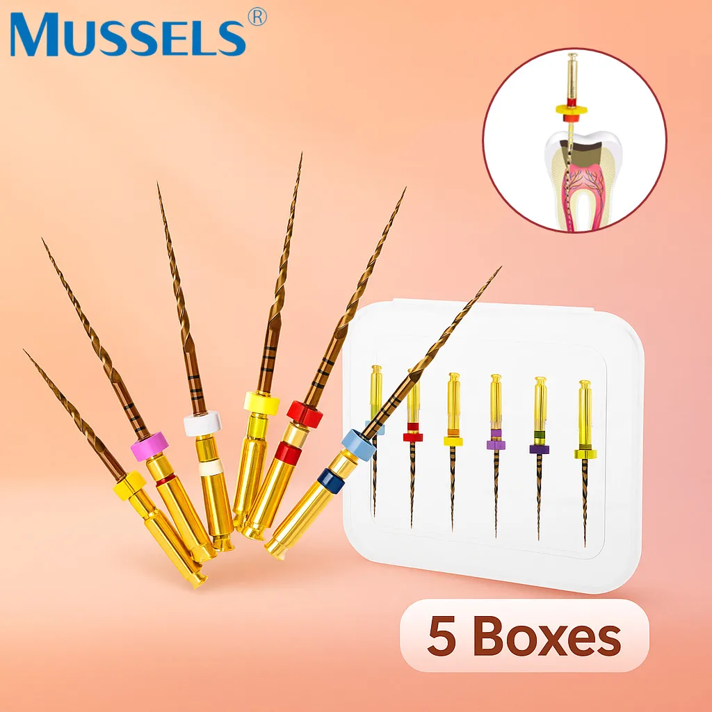 5 Boxen Dental Niti Wärmeaktivierte Feilen SX-F3 Endo NiTi Super Rotary Wurzelkanalfeile Anti-Ermüdung Konstantnadel Zahnmedizin Image