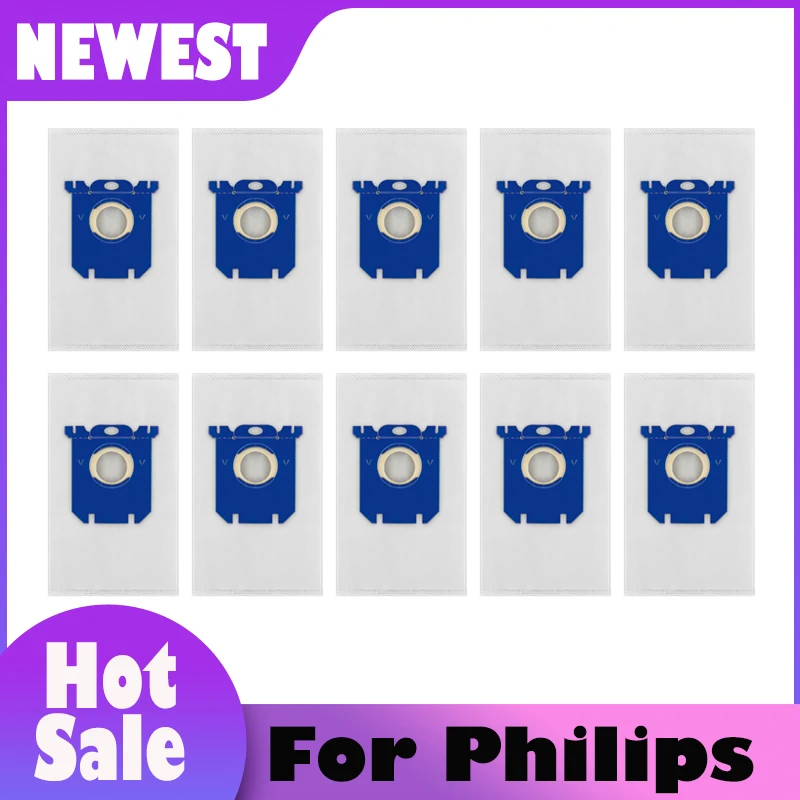 Für Philips Staubbeutel 1 Stück 5 Stück 10 Stück 15 Stück 20 Stück Geeignetes Haushaltsstaubsauger-Zubehör Stoffbeutel FC8220/8228/8382/9083 Image