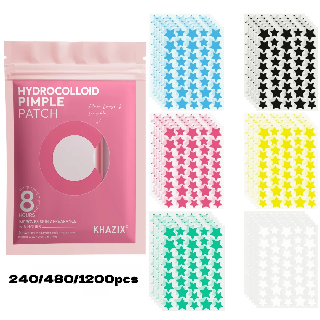51 Stück Hydrokolloid-Akne-Pflaster – absorbieren Eiter und Öl, reduzieren Rötungen, unsichtbare Passform für den ganzen Tag. Image