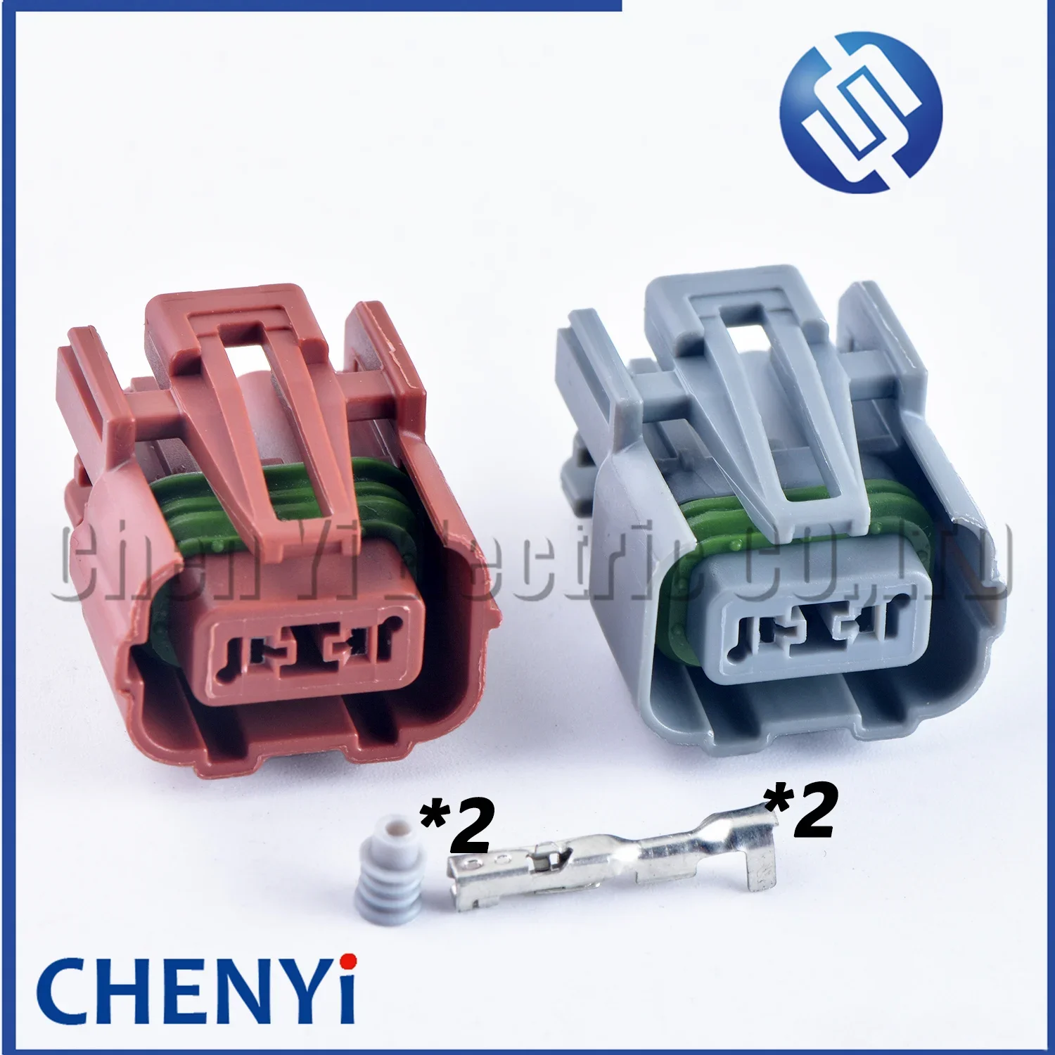 2-poliger Auto-Stecker für die vordere Stoßstange, Radarsonde, Nebelscheinwerfer, Blinker, Bremslichtstecker 15492200 13547918 Für Ford Jeep Chevrolet Image