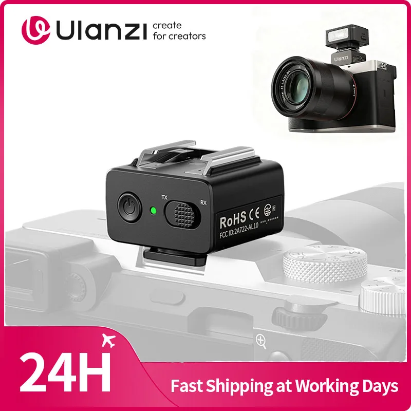 Ulanzi LA10 Mini-Blitzauslöser TX/RX 2,4 GHz 8 m Auslöser-Blitzauslöser für Sony Canon Nikon Fujifilm Pentax Olympus