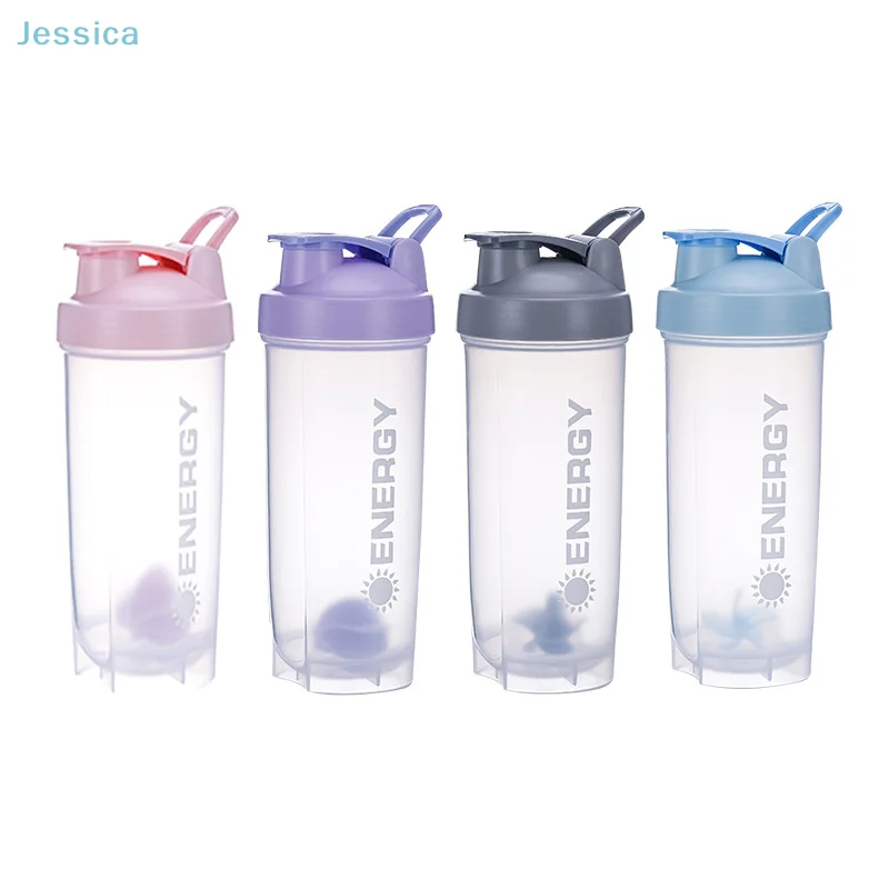  500ML Energie Shaker Tasse Outdoor Reise Tragbare Saft Tasse Mit Pulver Fall Kaffee Tassen Auslaufsichere Trinkflasche Image