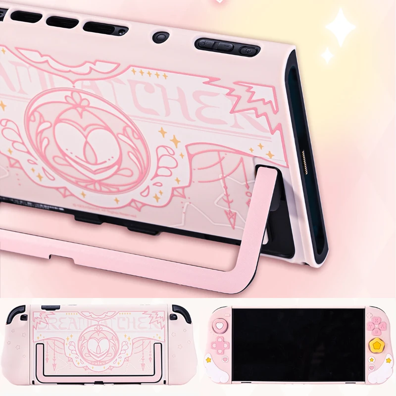 Star Wings Silikonschutz für Nintendo Switch 2, Hartschale NS2, schützende Joycon, weiche Handgriffschale, Daumen-Stick-Kappenabdeckung Image