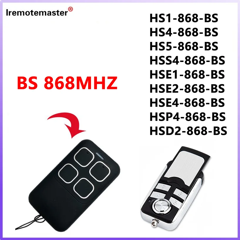 Für BiSecur Garagentor-Fernbedienung 868MHz für HSE4 HS1 HS4 HS5 HSP4 HSD2 HSE2 HSE5 HSE1 868 BS Handsender Image