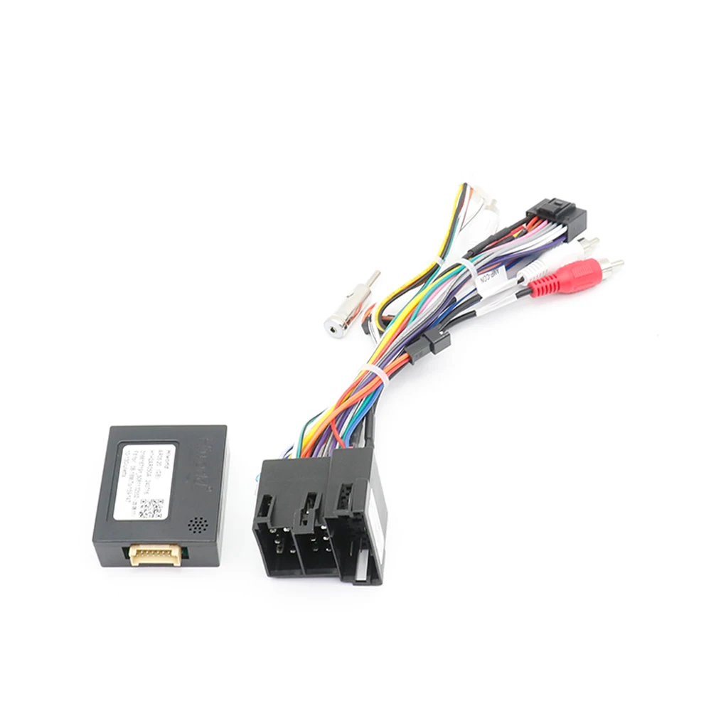 16-Pin Autoradio DVD Kabelbaum Canbus Decoder Audio RCA Stecker Adapter für Alfa Romeo 147 156 159 GT Brera Spider MiTo Image